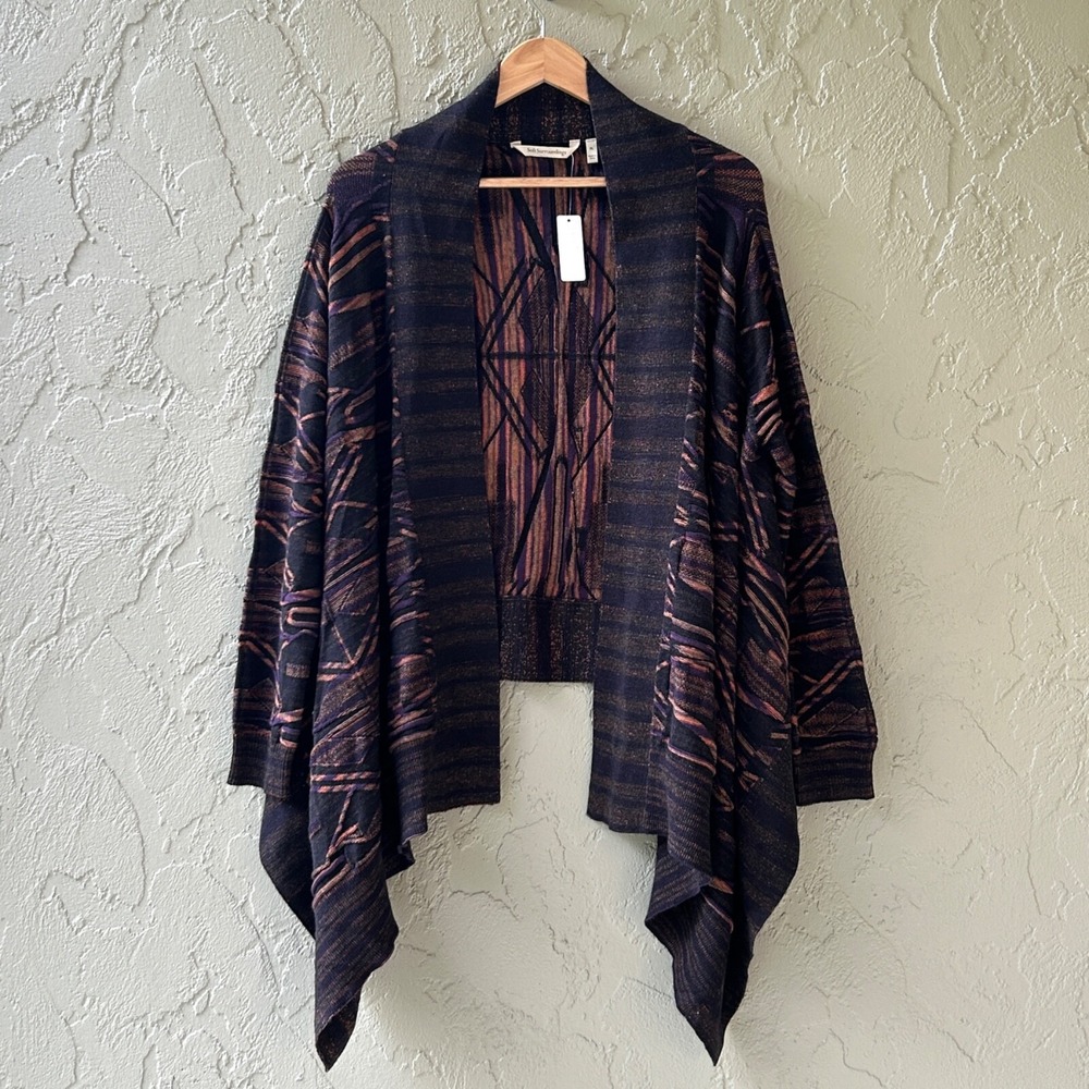 Soft Surroundings Women PL Petite Large Multicolor Where Time Stops Cardigan NWT